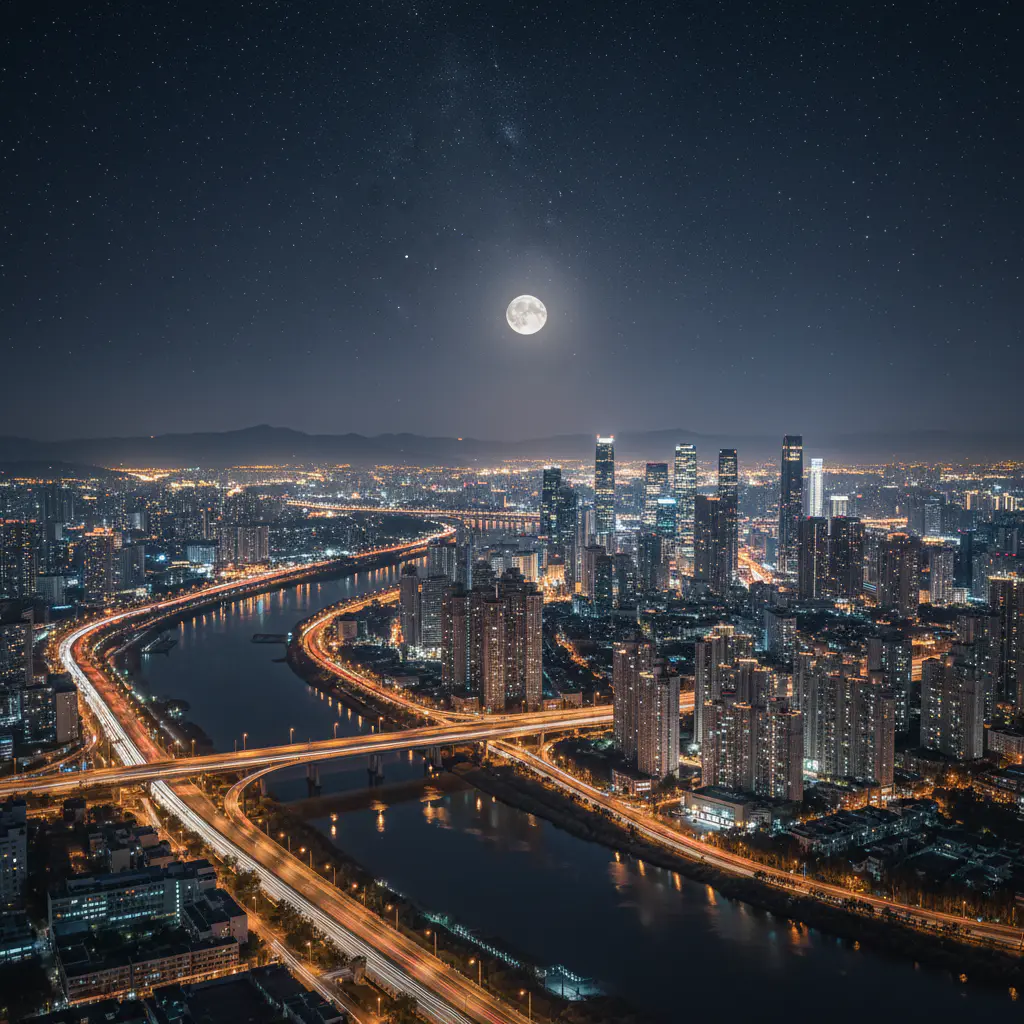 Night skyline